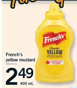 Fortinos FRENCH'S YELLOW MUSTARD offer