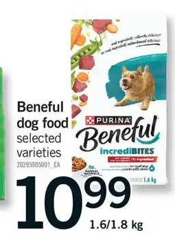 Fortinos BENEFUL DOG FOOD offer