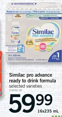 Fortinos SIMILAC PRO ADVANCE READY TO DRINK FORMULA offer