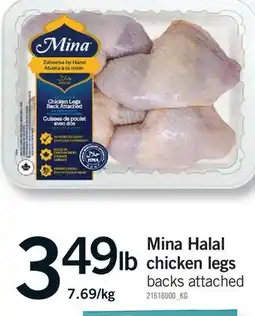 Fortinos MINA HALAL CHICKEN LEGS offer