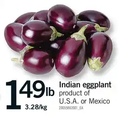 Fortinos INDIAN EGGPLANT offer