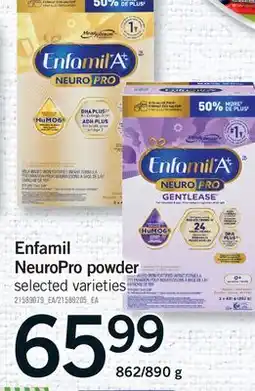 Fortinos ENFAMIL NEUROPRO POWDER, 862/890 g offer