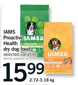 Fortinos IAMS PROACTIVE HEALTH DRY DOG FOOD offer