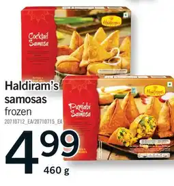 Fortinos HALDIRAM'S SAMOSAS offer