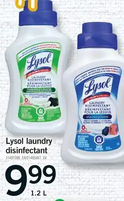 Fortinos LYSOL LAUNDRY DISINFECTANT offer