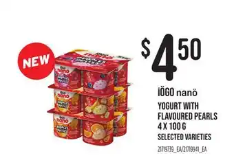Loblaws IÖGO NANÖ YOGURT WITH FLAVOURED PEARLS offer