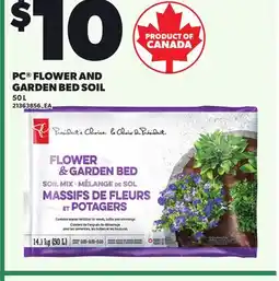 Loblaws PC FLOWER AND GARDEN BED SOIL offer