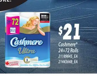 Loblaws CASHMERE , 24=72 ROLLS offer
