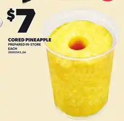 Loblaws CORED PINEAPPLE offer