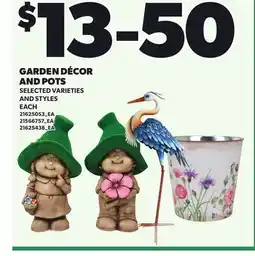 Loblaws GARDEN DÉCOR AND POTS offer