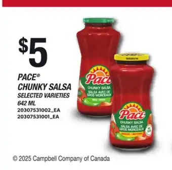 Loblaws PACE CHUNKY SALSA offer