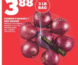 Loblaws FARMER'S MARKET RED ONIONS, 3 LB BAG offer