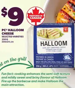 Loblaws PC HALLOOM CHEESE offer