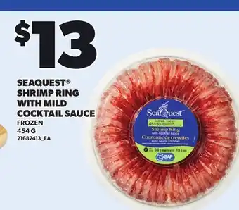 Loblaws SEAQUEST SHRIMP RING WITH MILD COCKTAIL SAUCE offer