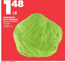 Loblaws TAIWANESE FLAT CABBAGE offer