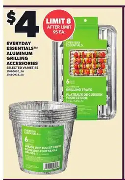 Loblaws EVERYDAY ESSENTIALS ALUMINUM GRILLING ACCESSORIES offer