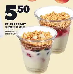 Loblaws FRUIT PARFAIT offer