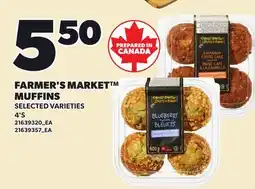 Loblaws FARMER'S MARKET MUFFINS, 4'S offer