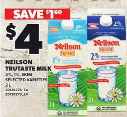 Loblaws NEILSON TRUTASTE MILK 2%, 1%, SKIM offer