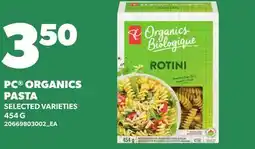 Loblaws PC ORGANICS PASTA offer
