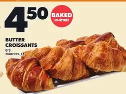 Loblaws BUTTER CROISSANTS, 6's offer
