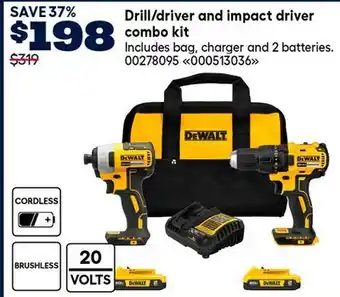 RONA DEWALT Drill/driver and impact driver combo kit offer