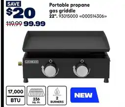 RONA Portable propane gas griddle 22 offer