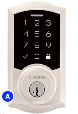 RONA Weiser Smartcode electronic lock Satin nickel offer