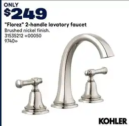 RONA KOHLER Florez 2-handle lavatory faucet offer