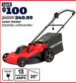 RONA CRAFTSMAN Lawn mower offer