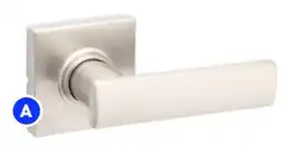 RONA All Tavaris handlesets and Breton door levers Satin nickel offer