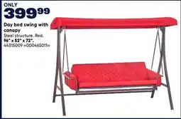 RONA STYLE SELECTIONS Day bed swing with canopy offer