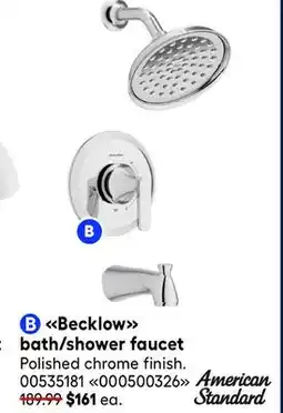 RONA American Standard Becklow bath/shower faucet offer
