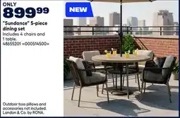 RONA Landon & Co. Sundance 5-piece dining set offer