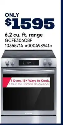 RONA Frigidaire 6.2 cu. ft. range offer