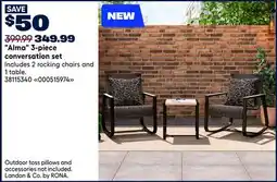 RONA Landon & Co. Alma 3-piece conversation set offer
