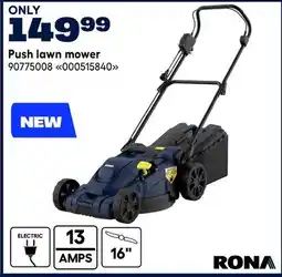 RONA Push lawn mower offer