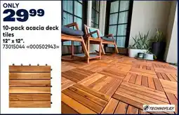 RONA Technoflex 10-pack acacia deck tiles 12 x 12 offer