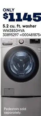 RONA LG 5.2 cu. ft. washer offer