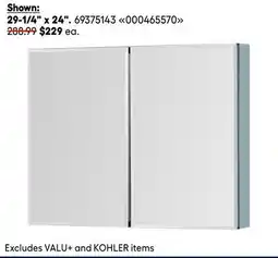 RONA Medicine cabinets 29-1/4 x 24 offer