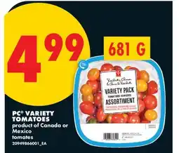 No Frills PC VARIETY TOMATOES offer