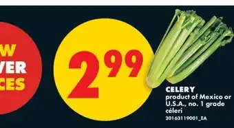 No Frills CELERY offer
