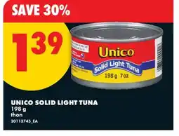 No Frills UNICO SOLID LIGHT TUNA offer