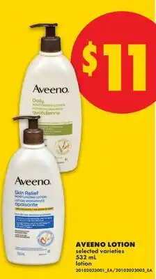 No Frills AVEENO LOTION offer