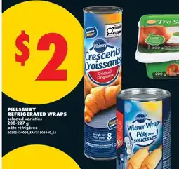 No Frills PILLSBURY REFRIGERATED WRAPS offer