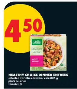 No Frills HEALTHY CHOICE DINNER ENTRÉES offer