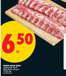 No Frills PORK BACK RIBS offer
