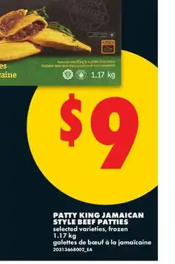 No Frills PATTY KING JAMAICAN STYLE BEEF PATTIES offer