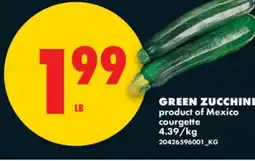 No Frills GREEN ZUCCHINI offer