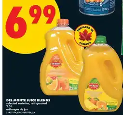 No Frills DEL MONTE JUICE BLENDS offer